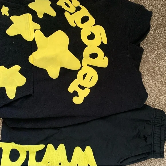 Sp5der hoodie and jogger set